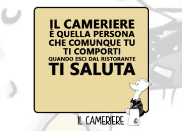 Il saluto del Cameriere