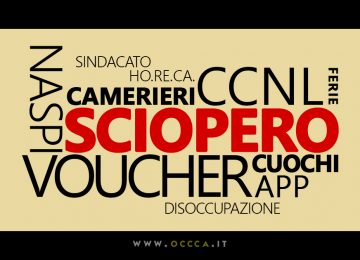 A quando lo sciopero di camerieri e cuochi?