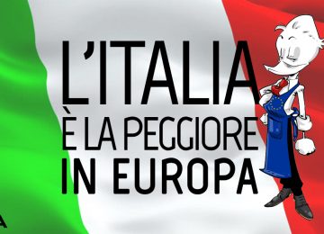 L’Italia è la peggiore in Europa